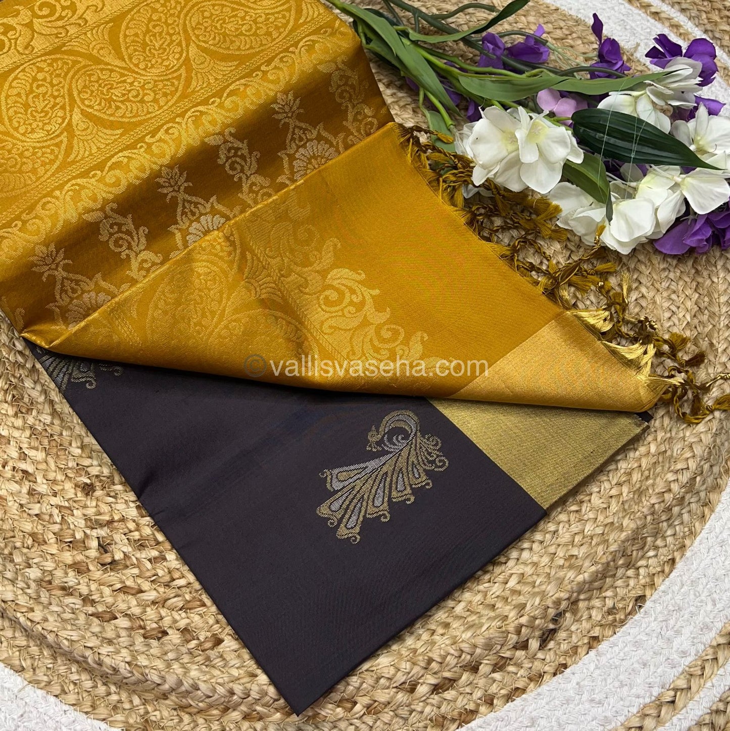 M Pure Soft Silk Saree | VVPSS016