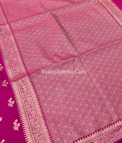 Banarasi - Heritage Silk - Semi Kathan Silk - Pink Shade - VVBHS003