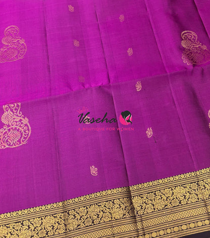 Pure Soft Silk Saree - Kanchi Border - VVPSS033