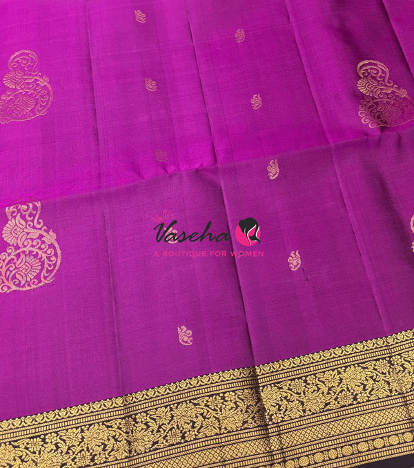 Pure Soft Silk Saree - Kanchi Border - VVPSS033