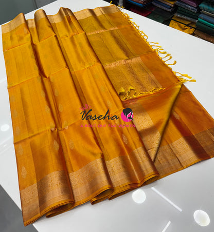 Pure Soft Silk Saree - Kanchi Border - VVPSS033
