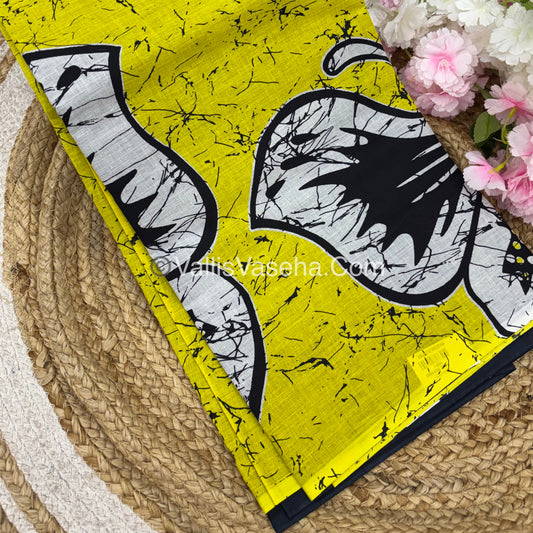 Pure Soft Mul Mul Cotton Sarees (half & half )- VVMMC005