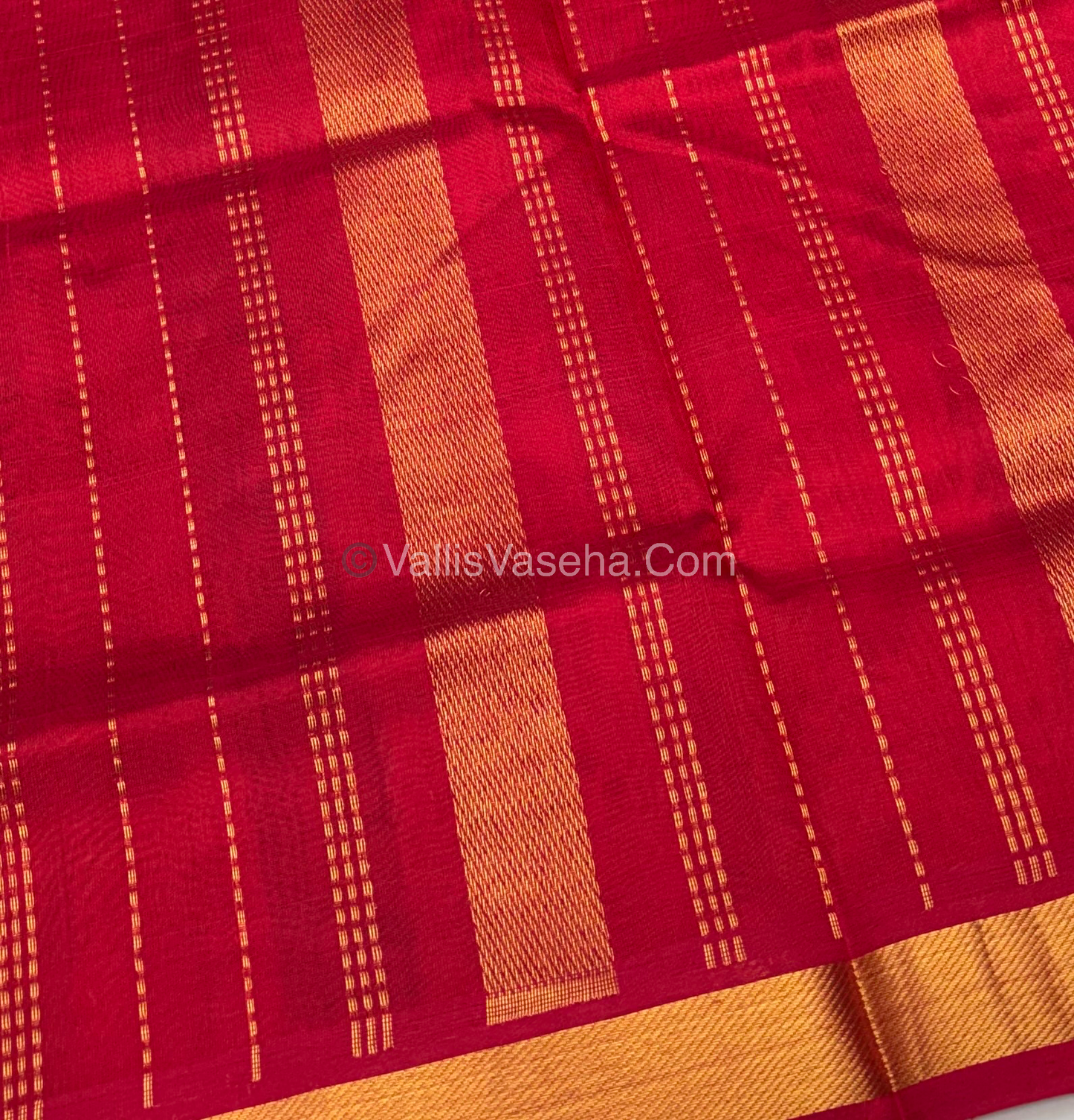 Pure Silk Cotton Saree - Nayantara Checks - Retta Petta Border - VVNCS001