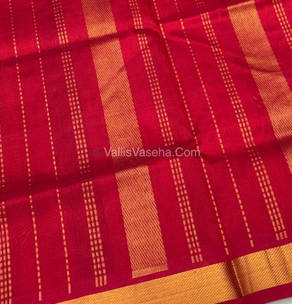Pure Silk Cotton Saree - Nayantara Checks - Retta Petta Border - VVNCS001
