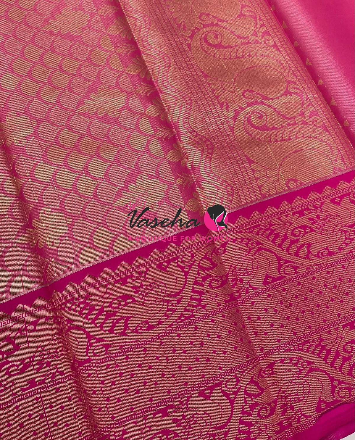 40% less - Offer Saree - Semi Banarsi Silk Saree - VVDS008