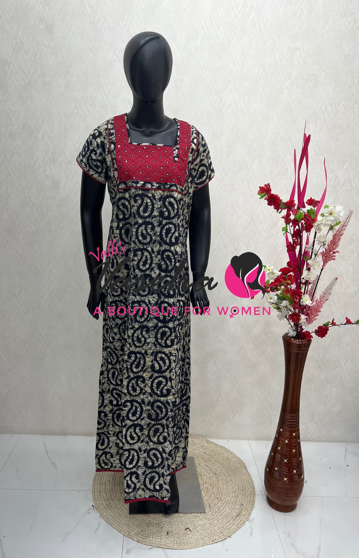 Slim Fit  - Nighties - Batick Print - VVJN001