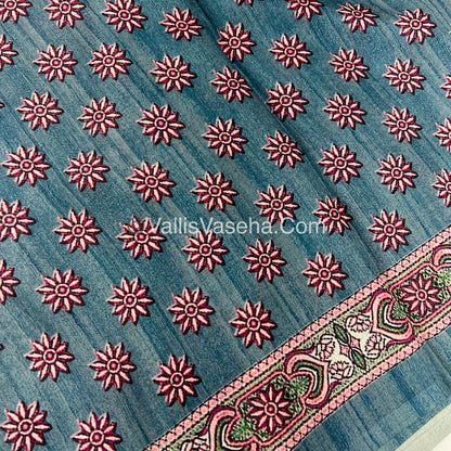40% less - Offer Saree - Chanderi Mixed Saree - VVDS007