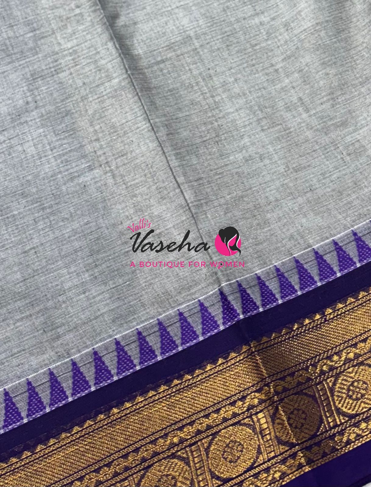 Kanchi Cotton Saree - VVKCS023