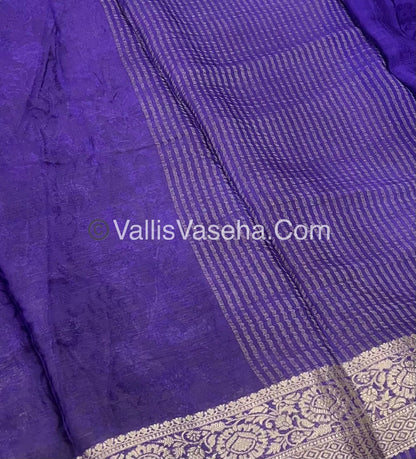 Semi Viscose / Semi Mysore Crepe Silk Variety - Embossed Design - VVSMC002