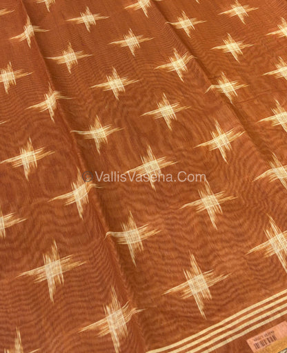 Semi Chanderi Saree  - VVSCS007