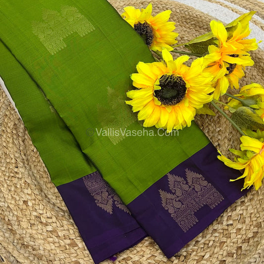 Half Mix - Pure Soft Silk Saree - VVPSS030
