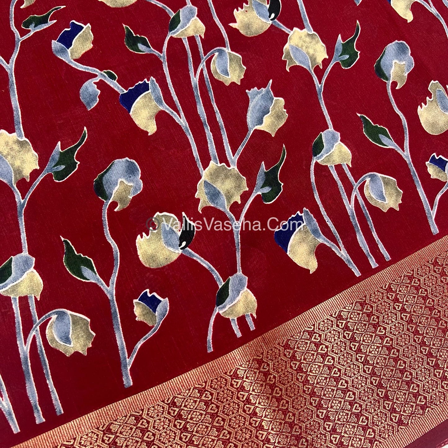 30% less - Offer Saree - Semi Dola Saree - VVDS006
