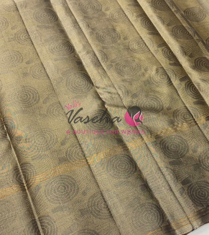 Half Mix - Pure Soft Silk Saree - Long Retta Petta Border with Butta - VVPSS105