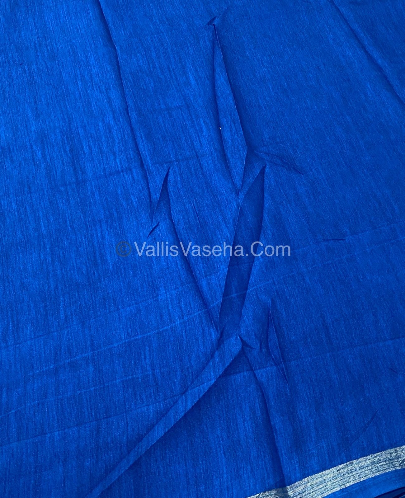 Casual Wear - Fancy Mixed Cotton - Ramar Blue Shade - VVFMC001
