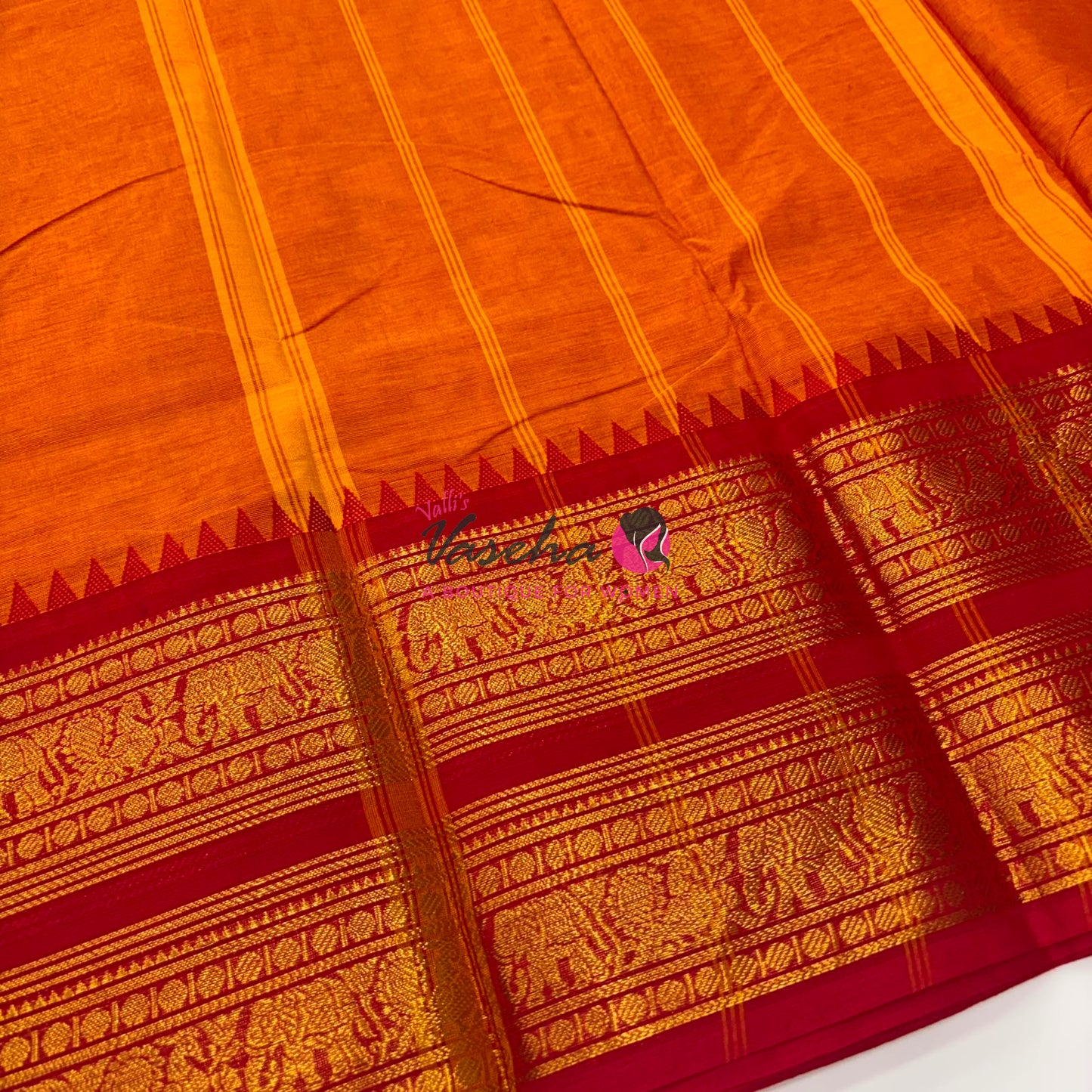 Kanchi Cotton Saree - VVKCS019
