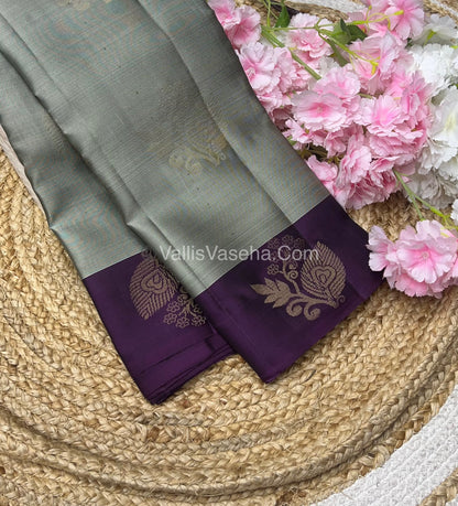 Half Mix - Pure Soft Silk Saree - VVPSS054