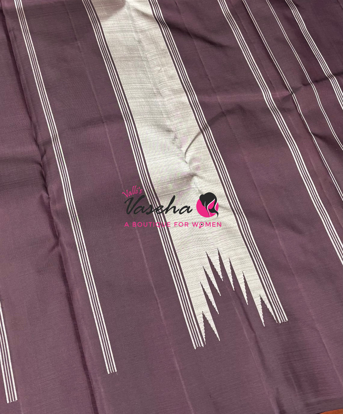 Pure Kanchipuram Silk Saree - Thalampoo - VVPS029
