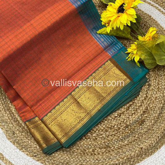 Pure Silk Cotton Saree  - Lakshadeepam Design - VVPLD001