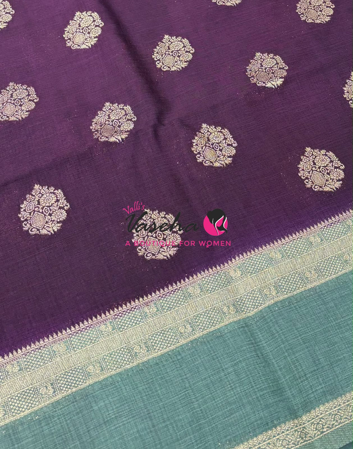 Banarasi - Heritage - Contrast  - Retta Petta border - VVBHS017