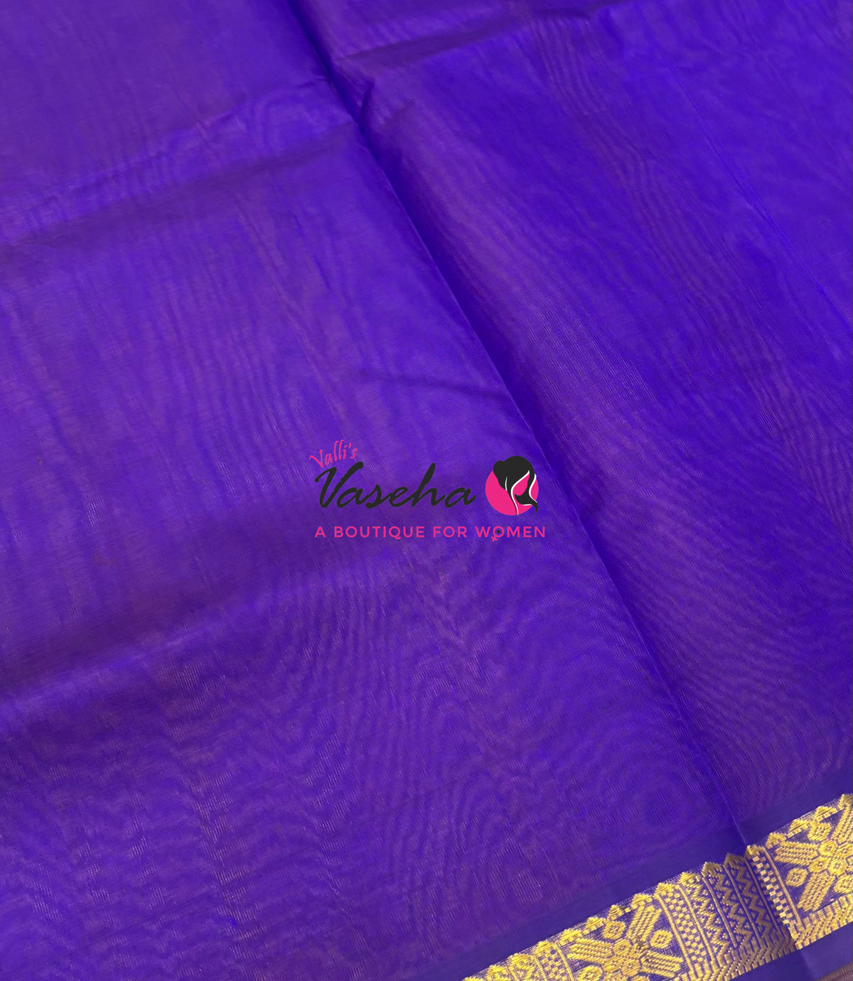 Pure Silk Cotton Sarees - Mango Yellow With Blue - VVPSC017