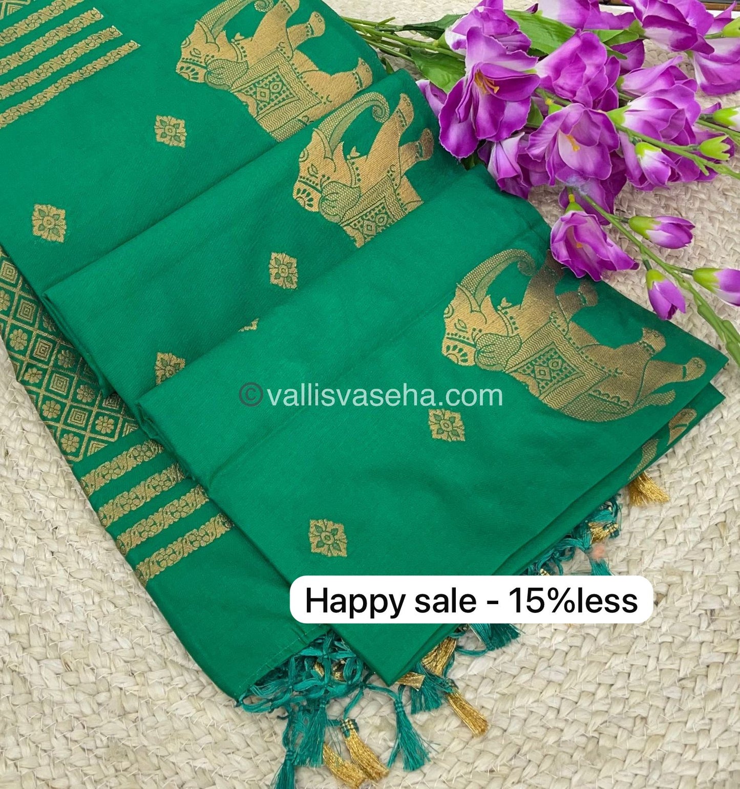 Mulberry Semi Silk - Green Shade - VVMSS001