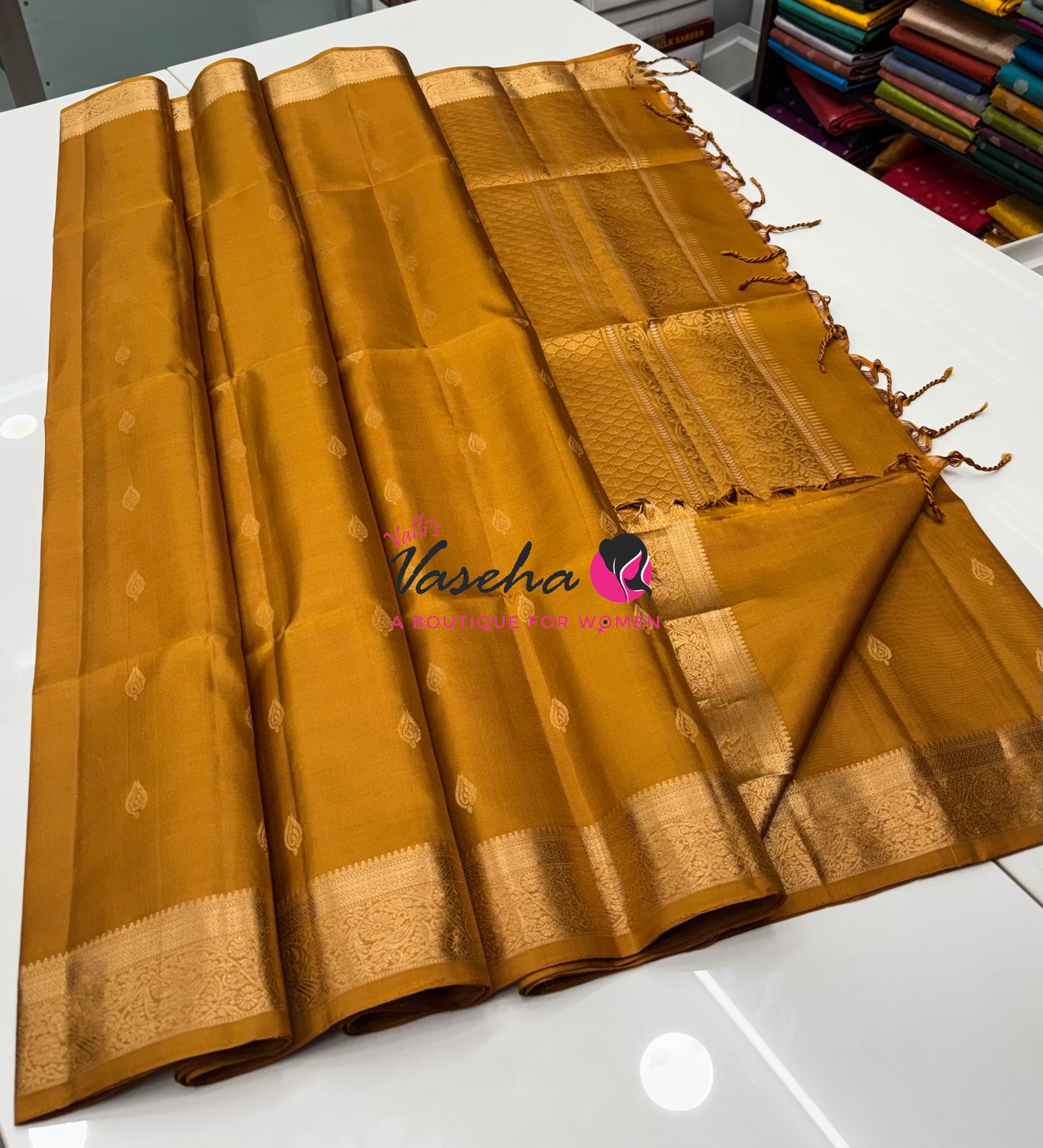 Pure Soft Silk Saree - Kanchi Border - VVPSS033