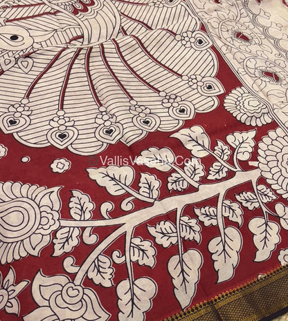 Chennur Silk | Kalamkari Prints | VVCKS006