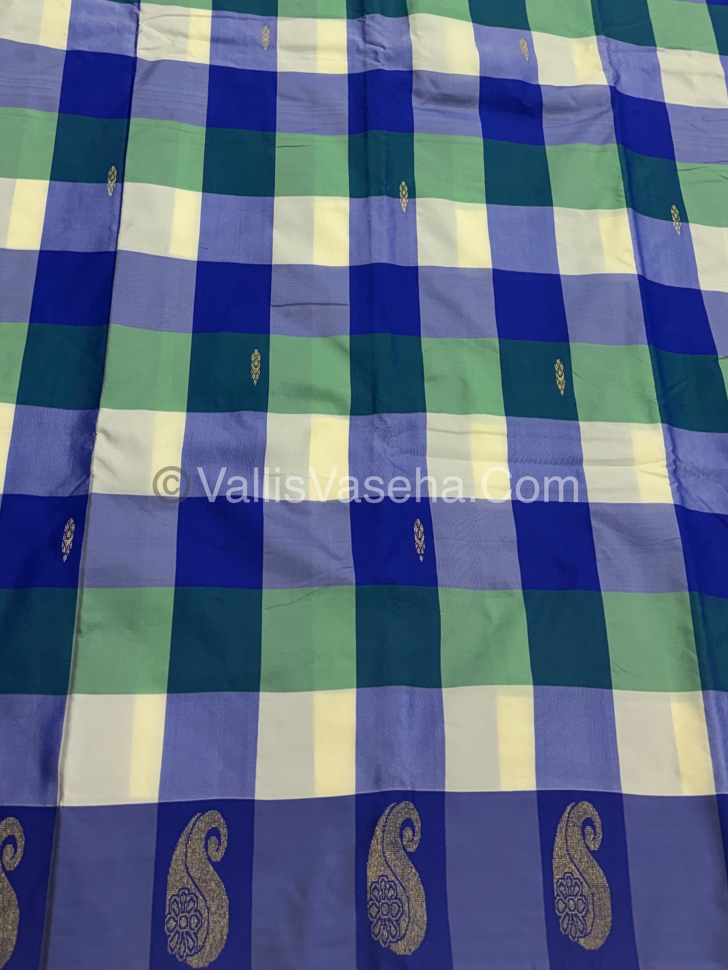 Pazhum Palamum checks - Semi Silk Sarees - VVSSS003