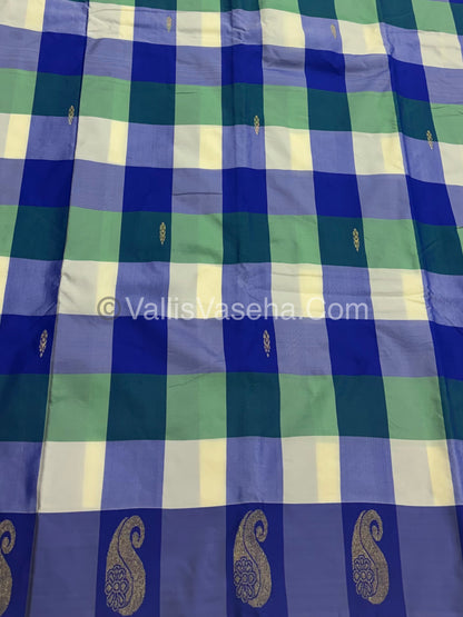 Pazhum Palamum checks - Semi Silk Sarees - VVSSS003