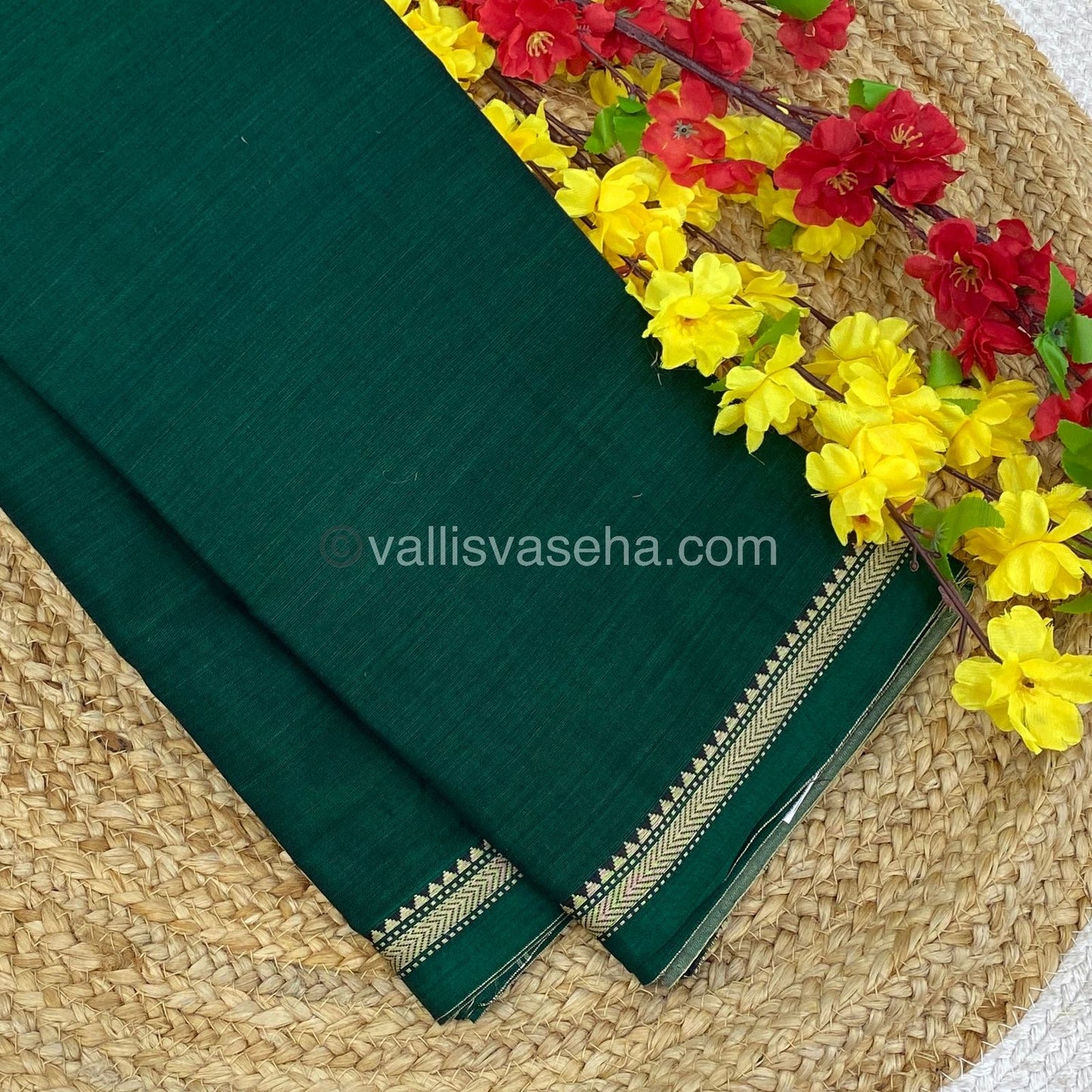 Narayanapet Mercerised Cotton Saree - VVNMC001