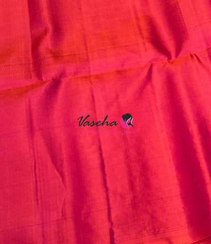 Pure Soft Silk Saree  - Peachish Pink Shade - VVPSS094