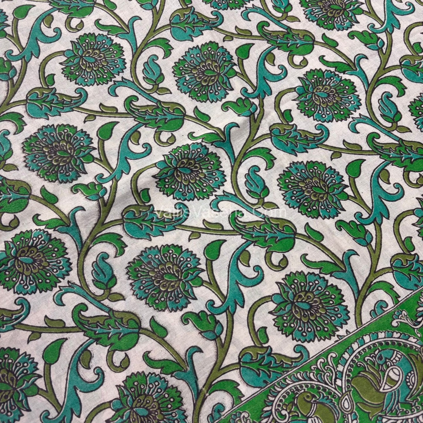 Pure Kalamkari Cotton Saree - VVPKC002