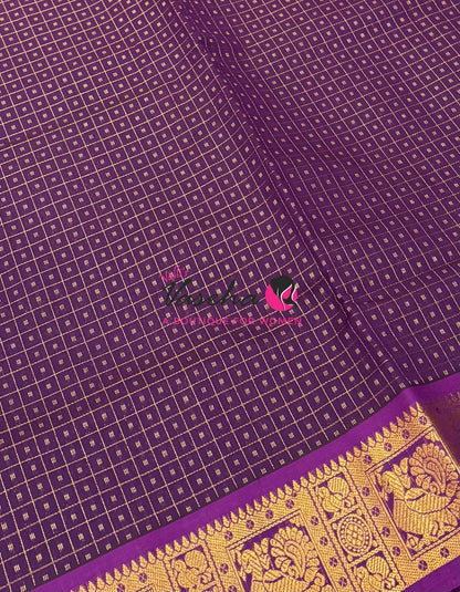 Semi Silk Cotton Saree Lakshadeepam Shade |VVSSC009