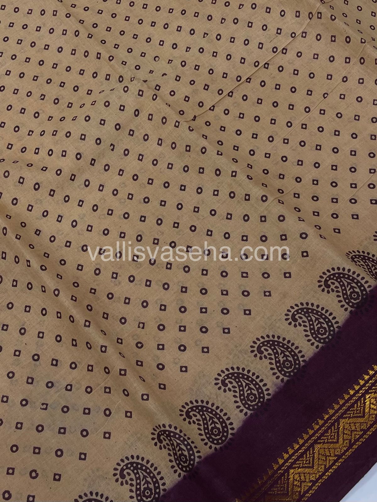 Sungudi Cotton Saree  - Bandini Print  - VVSBP001