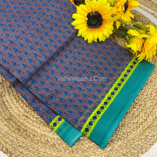 Pure Cotton Voile Saree | VVPVS001