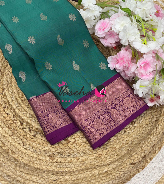 Half Mix - Pure Soft Silk Saree - VVPSS031