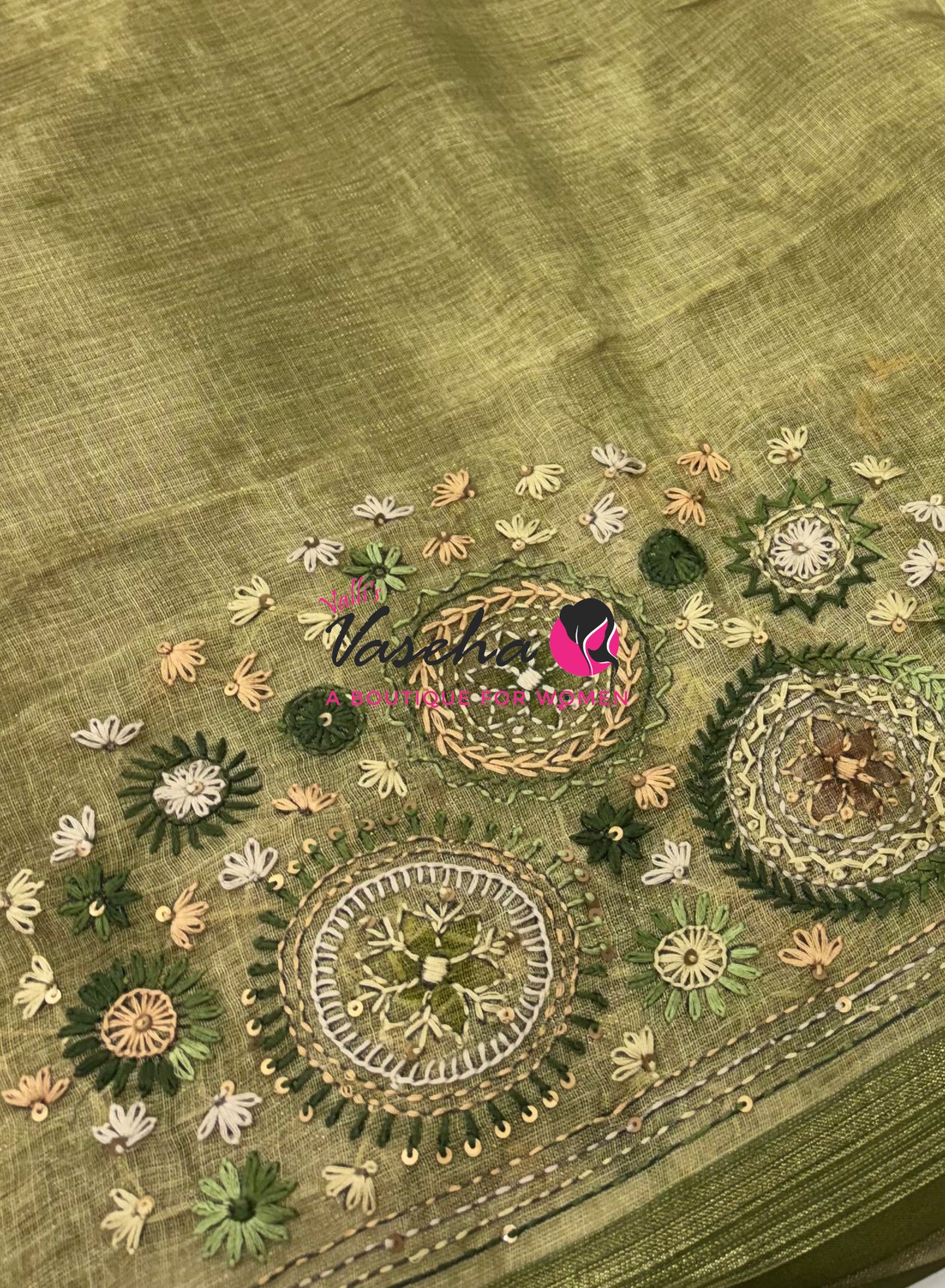 French Knot - Tissue Saree  - VVLFN019