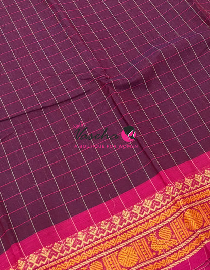 Chettinadu Cotton Saree - VVCCS003