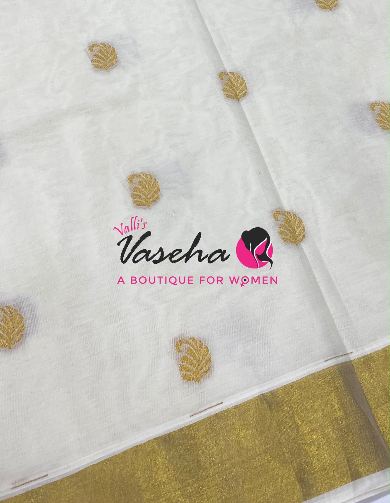 Kerala Cotton Saree - VVKCS029