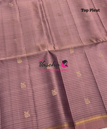 Pure Soft Silk Saree - Partly Pallu -  Half & Half Saree - VVPSS142