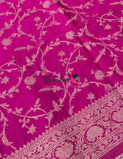 Banarasi - Heritage Silk - Semi Kathan Silk - Pink Shade - VVBHS001