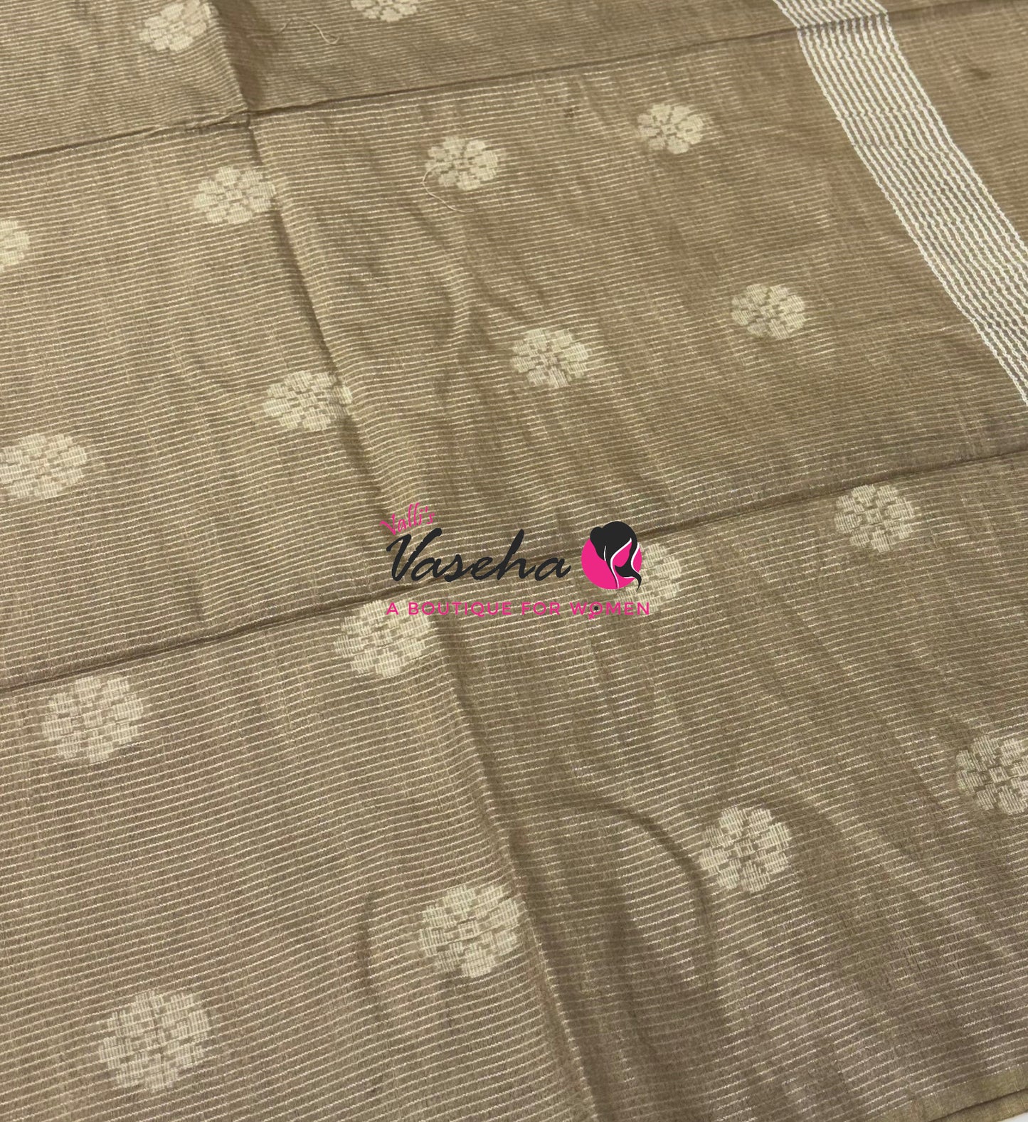 Bhagalpuri Silk - Vaira Voosi Lines - Wine & Beige Combo - VVBSV003