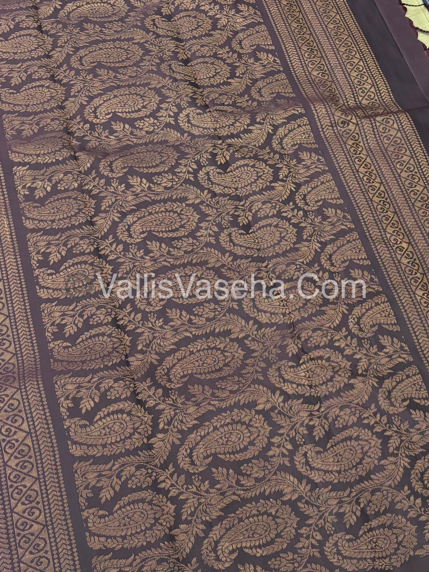 Half Mix - Pure Soft Silk Saree - VVPSS075