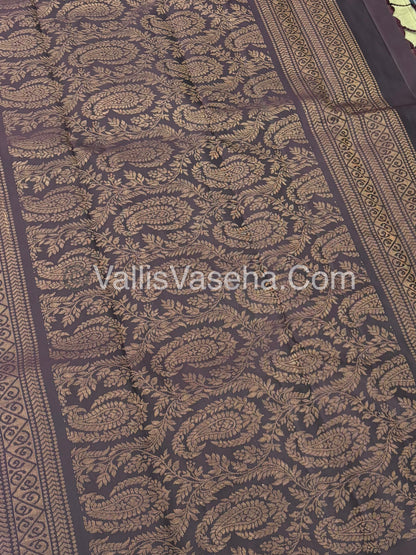 Half Mix - Pure Soft Silk Saree - VVPSS075
