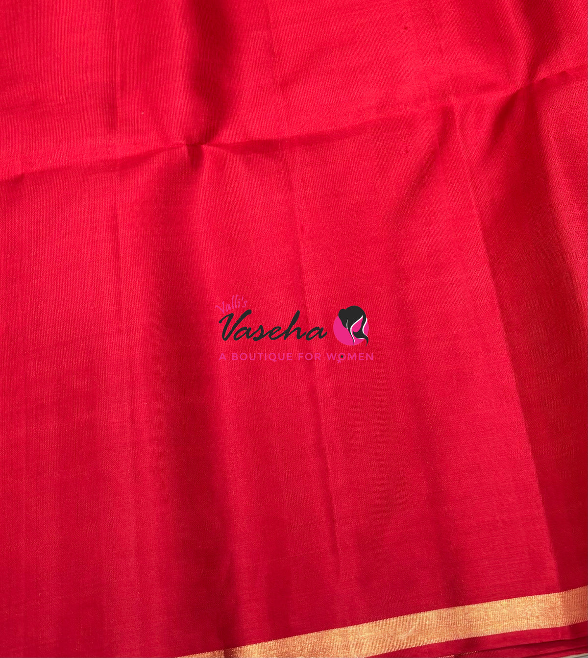 Pure Soft Silk Saree - Red Shade - VVPSS119