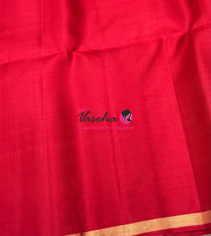 Pure Soft Silk Saree - Red Shade - VVPSS119
