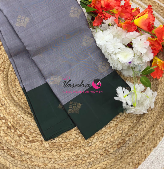 Half Mix - Pure Soft Silk Saree - VVPSS083