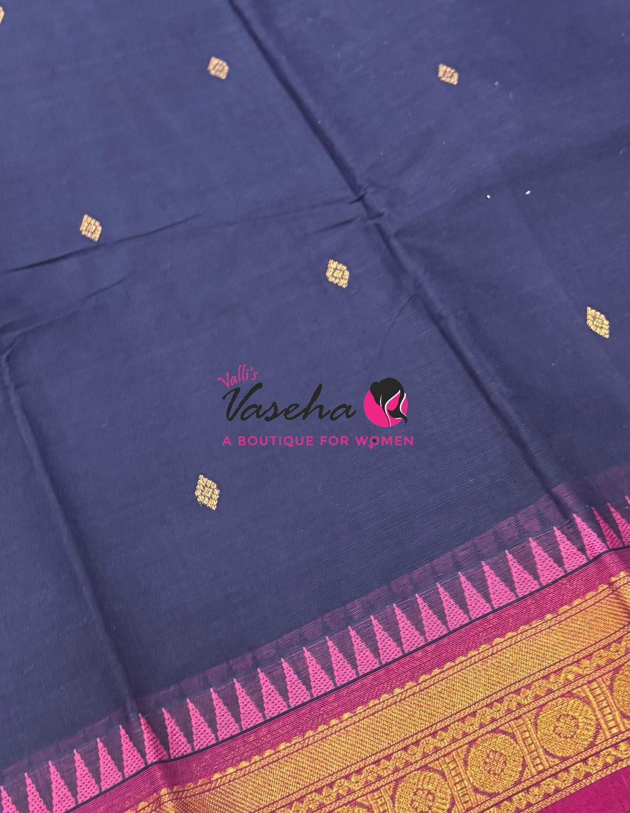 Kanchi Cotton Saree - VVKCS023