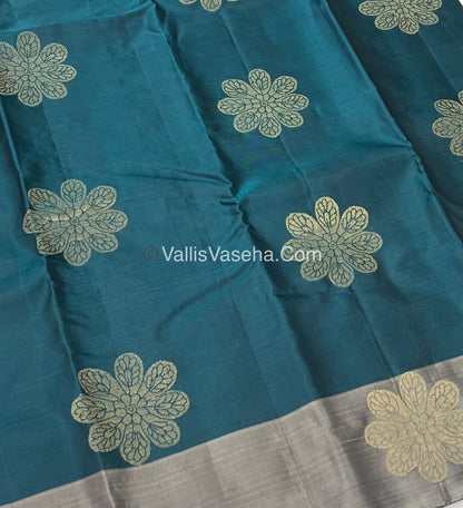 Half Mix - Pure Soft Silk Saree - VVPSS040