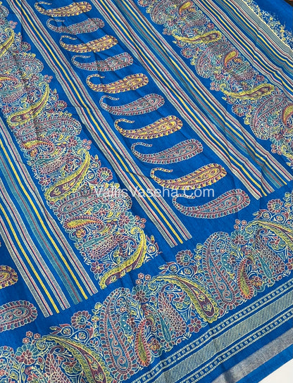 Casual Wear - Fancy Mixed Cotton - Light Blue Shade - VVFMC001